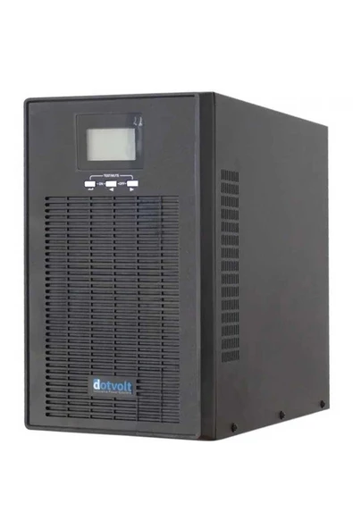 DOTVOLT MN SERİSİ Online 2 KVA 1/1 Faz 4x12V 9AH Akü UPS ürün görseli 1