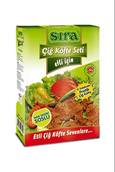 Sıra Çiğ Köfte Seti Etli 500 Gr ürün görseli 1
