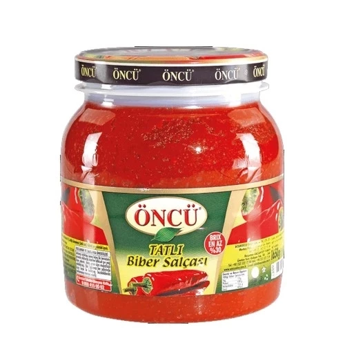 Öncü Tatlı Biber Salçası Cam Pet 1650 Gr ürün görseli 1