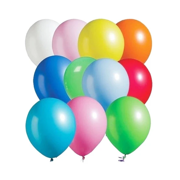 Hayal Sepeti  Karışık Renkli Balon 12Li Paket ürün görseli 1