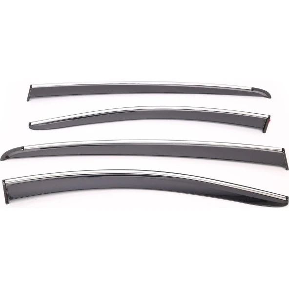 Sunplex Ford Courier için Style 4 Lü Set Kromlu Cam Rüzgarlığı Ön Ve Arka ürün görseli 1