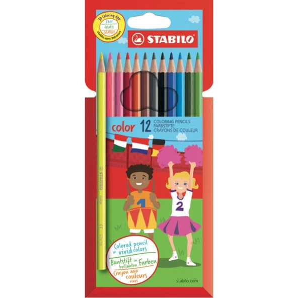 Stabilo Kuru Boya Color 12 Li Hartung ürün görseli 1