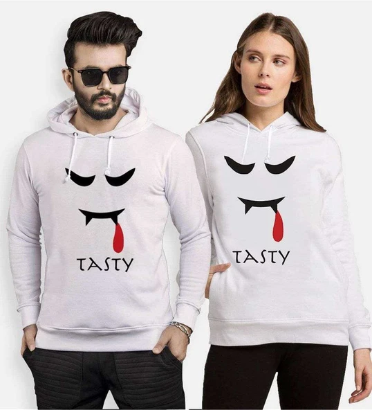 Tshirthane Tasty Sevgili Kombinleri Kapüşonlu Kombini ürün görseli 1