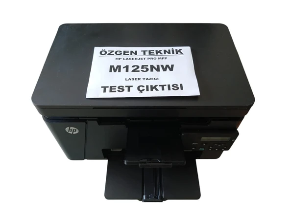 hp laserjet pro mfp m125nw yazıcı(ÇALIŞIR,SORUNSUZ,İKİNCİEL) ürün görseli 1