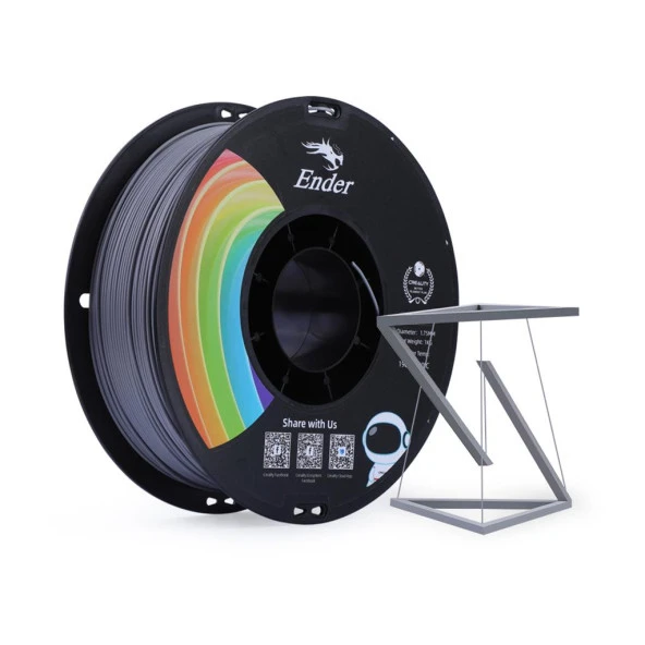 Creality Ender PLA+ Gri Filament 1.75mm 1Kg ürün görseli 1