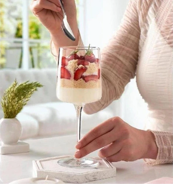 Paşabahçe iconic şarap kadehi - 6 lı su meşrubat bardağı kadehi 440229 ürün görseli 1