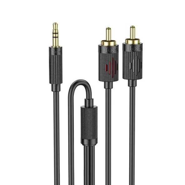 HOCO UPA28 3.5mm Jack to RCA Stereo Ses Sistemi Kablosu ürün görseli 1