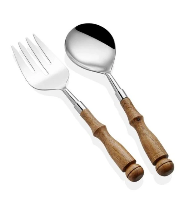 The Mia Woody Salata Servis Takımı 2 Parça CKB0176 ürün görseli 1