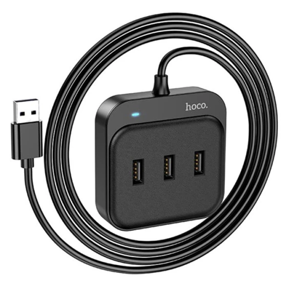 Hoco HB31 Easy 4in1 USB to 4x USB2.0 HUB Çevirici Dönüştürücü Adaptör 1.2m ürün görseli 1