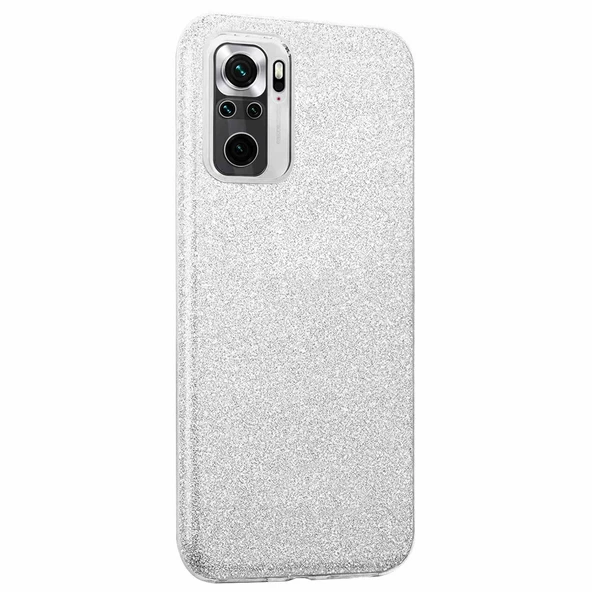Vendas Xiaomi Redmi Note 10 Simli Tasarımlı Parlak Yüzeyli Silikon Kılıf ürün görseli 1