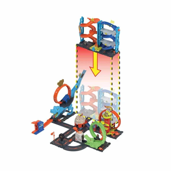 Hot Wheels Heyecanlı Yarış Kulesi - Resim 5