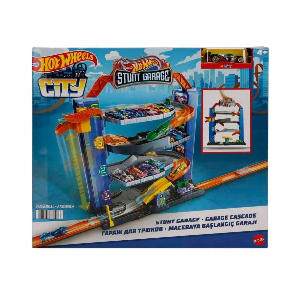 Hot Wheels Maceraya Başlangıç Mini Garajı 4 Katlı - Resim 8