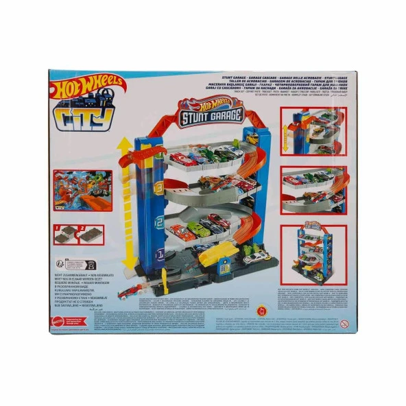Hot Wheels Maceraya Başlangıç Mini Garajı 4 Katlı - Resim 9