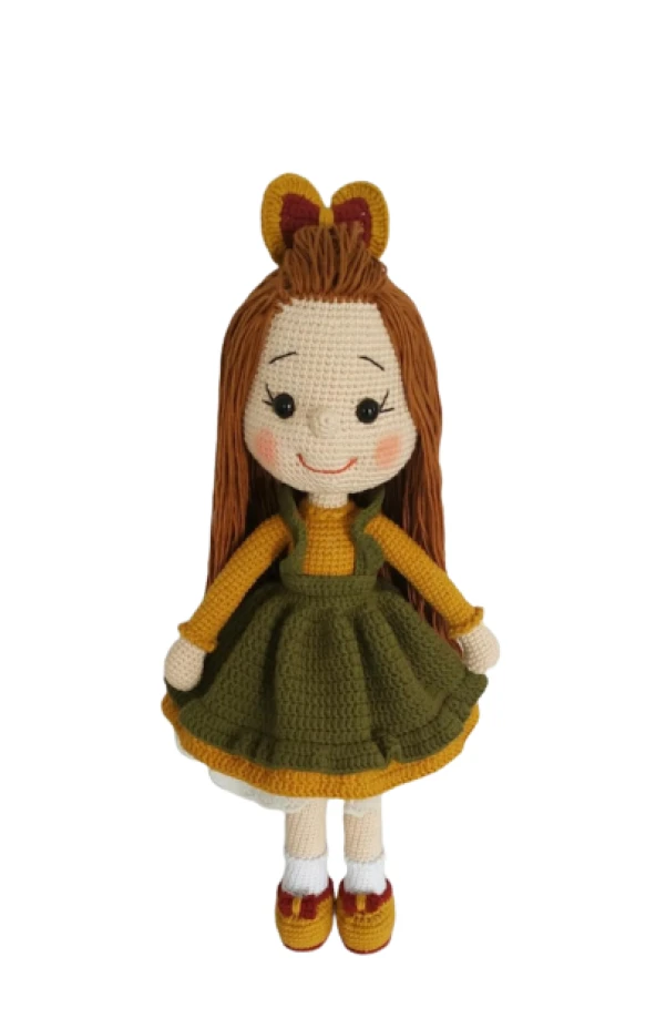 Elmas Bebek Amigurumi Organik Oyuncak ürün görseli 1