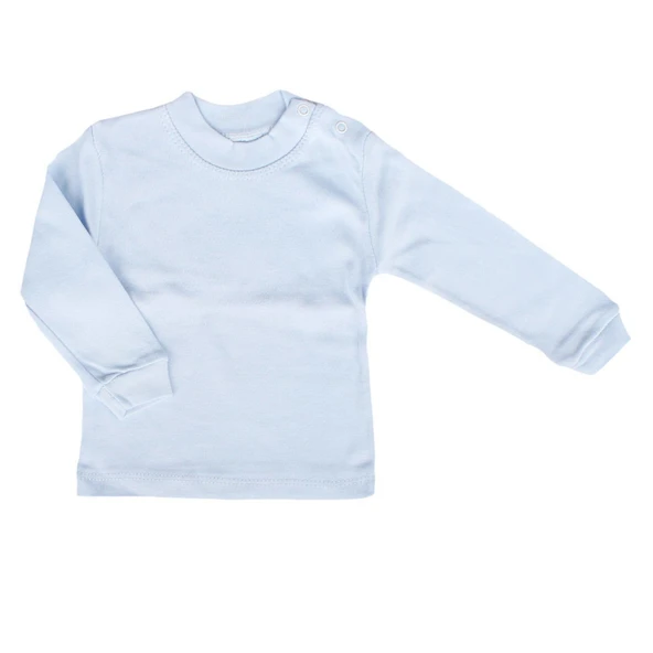 Unisex Mavi Fitilli Çıtçıtlı Uzun kol Body ürün görseli 1