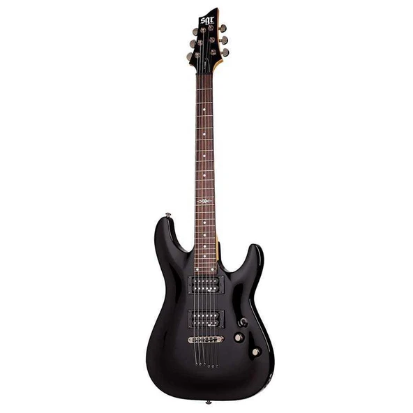 Schecter Sgr C-1 Elektro Gitar (Gloss Black) - Resim 6