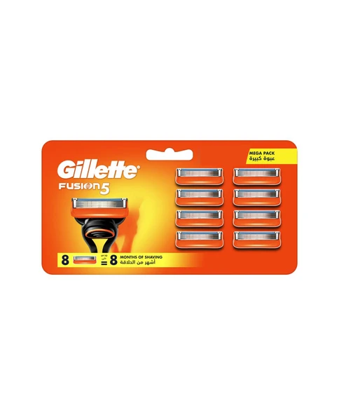 Gillette Fusion5 Yedek Erkek Tıraş Bıçağı 8'li 7702018609864 ürün görseli 1