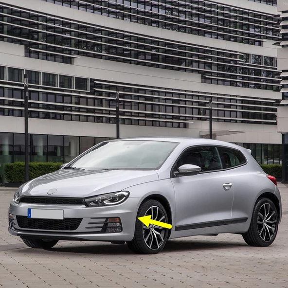 VW Scirocco 2015-2018 Sol Ön Çamurluk Davlumbaz Kapağı 1K8805413 ürün görseli 1