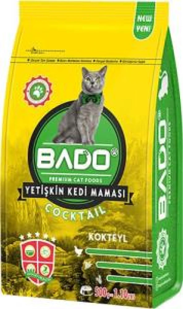 Bado Kokteyl Yetişkin Kedi Maması 1.5 KG ürün görseli 1