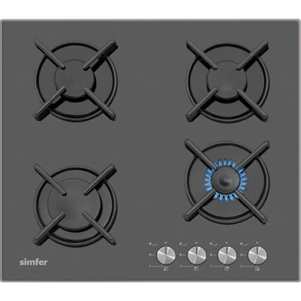 Simfer 3031-N Set Üstü Flat Siyah Cam Ocak ürün görseli 1