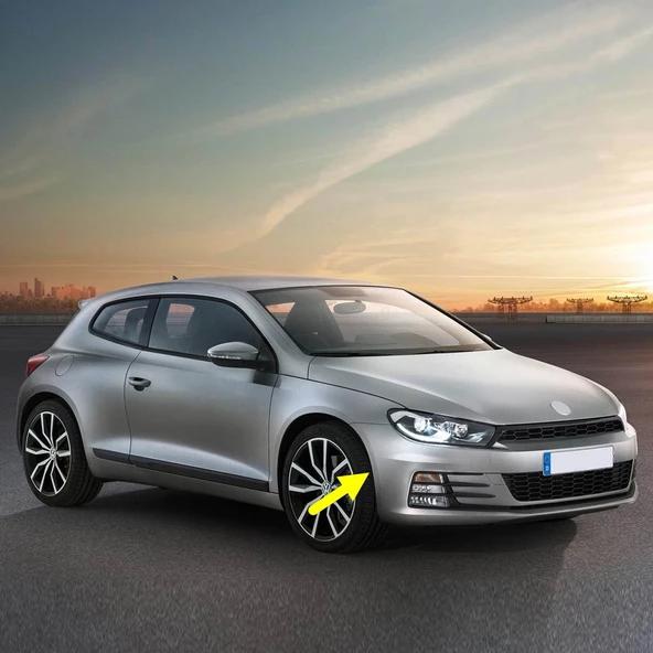 VW Scirocco 2015-2018 Sağ Ön Çamurluk Davlumbaz Kapağı 1K8805414 ürün görseli 1