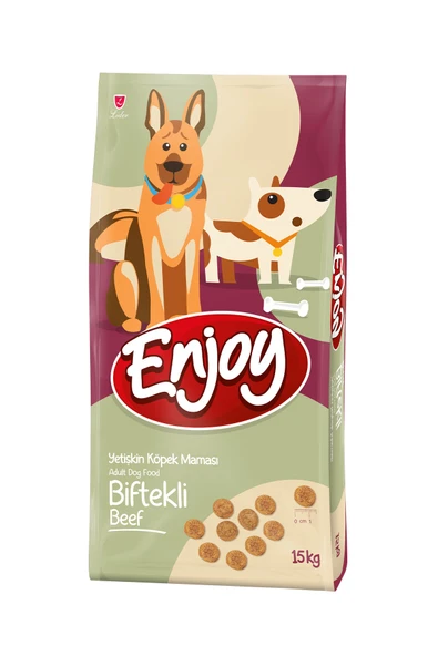 Enjoy Biftekli Yetişkin Köpek Maması 15 kg ürün görseli 1