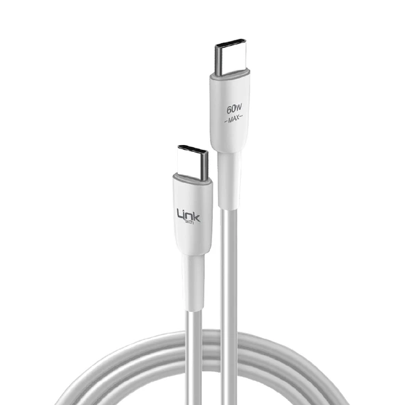 LinkTech K609 PD Type-C - Type-C 60W Hızlı Data ve Şarj Kablosu 2mt ürün görseli 1