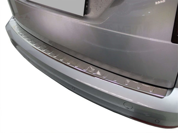 Volkswagen Caddy Arka için Tampon Eşiği Krom (Formlu) 2015 Ve Sonrası ürün görseli 1