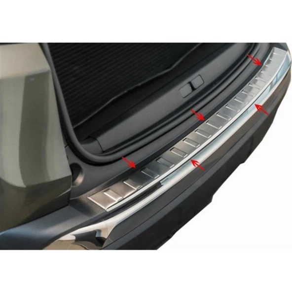 Volkswagen Golf 6 için Arka Tampon Eşiği Krom Sw 2009-2012 ürün görseli 1