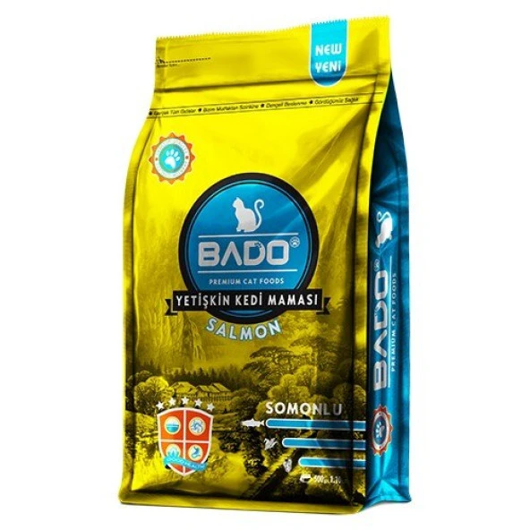 Bado Somonlu Yetişkin Kedi Maması 1.5 KG ürün görseli 1