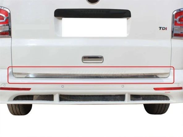 Volkswagen Caravelle Bagaj için Alt Çıta Krom 2003-2010 ürün görseli 1