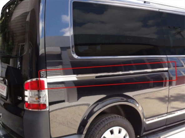 Caravelle T5.5 Sürgülü Kapı için Çıtası 2 Parça Krom (U.Ş) 2010-2015 ürün görseli 1