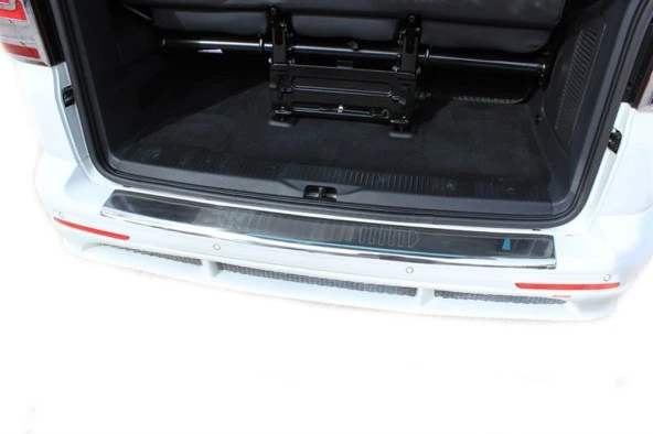 Volkswagen Multivan T5.5 için Arka Tampon Eşiği Krom (Formlu) 2010 Ve Sonrası ürün görseli 1