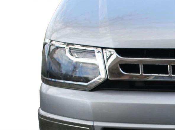 Volkswagen Transporter T5.5 için Far Çerçevesi 2 Parça Krom 2010-2015 ürün görseli 1