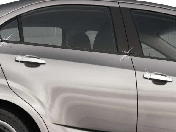 Chevrolet Aveo Kapı için Kolu 4 Kapı Krom Sedan 2012 Ve Sonrası ürün görseli 1