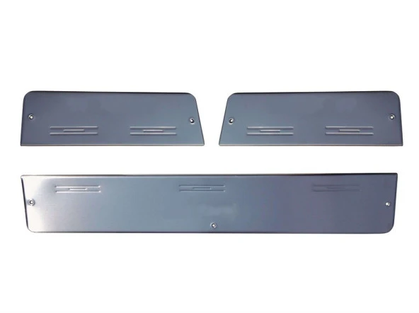 Ford Transit 5 için Kapı Eşiği 3 Parça Krom 2003-2006 ürün görseli 1