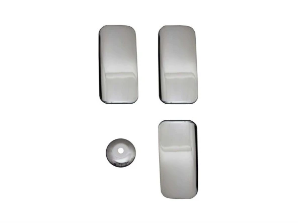 Ford Transit 5 için Kapı Kolu 3 Kapı 4 Parça Krom 2003-2006 ürün görseli 1
