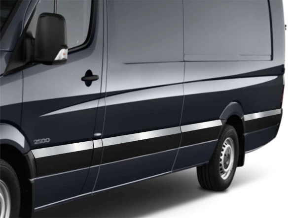 Mercedes Sprinter W906 için Ncv3 Yan Kapı Çıtası 10 Parça Krom (O.Ş) 2006 Ve Sonrası ürün görseli 1