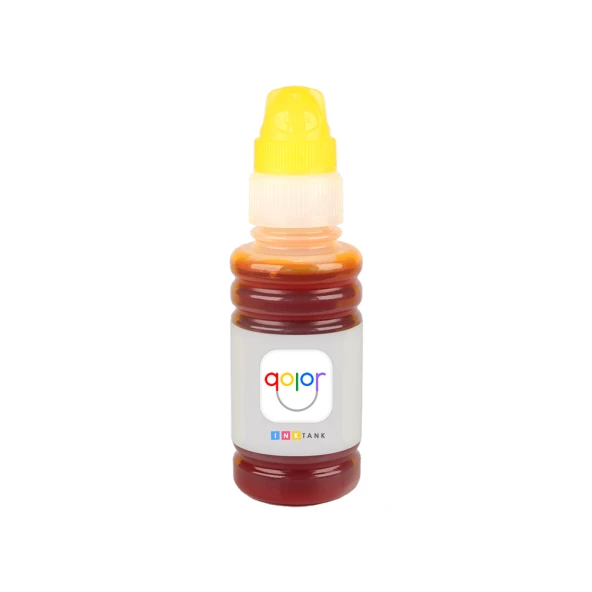 qolor Canon GI-490 için Sarı Yazıcı Mürekkebi - 70 ml ürün görseli 1