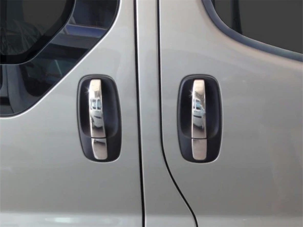 Opel Vivaro 2 için Kapı Kolu 4 Kapı Krom 2001-2014 - Resim 2
