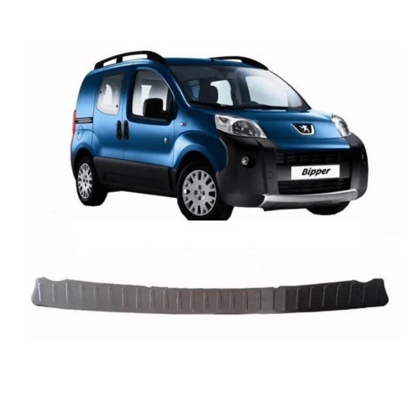 Peugeot Bipper Arka için Tampon Eşiği Krom 2008 Ve Sonrası ürün görseli 1