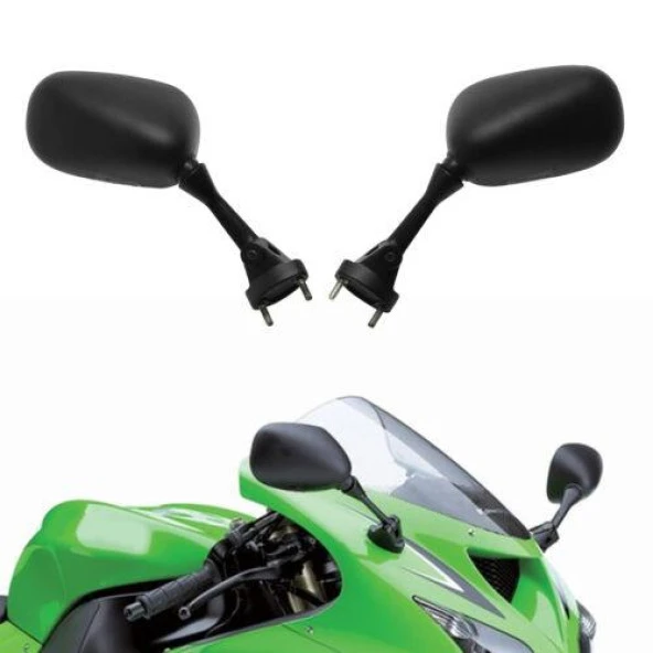 Karadeniz Motor 2005-2008 Kawasaki Ninja ZX-6R Uyumlu Ayna Takım Sağ Sol Ayna Set ürün görseli 1