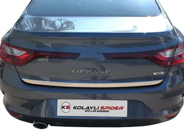 Renault Megane 4 için Sedan Bagaj Alt Çıta Krom 2017 Ve Sonrası ürün görseli 1