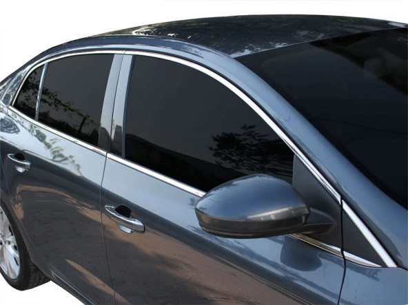 Renault Megane 4 için Sedan Cam Çerçevesi 12 Parça Krom 2017 Ve Sonrası ürün görseli 1