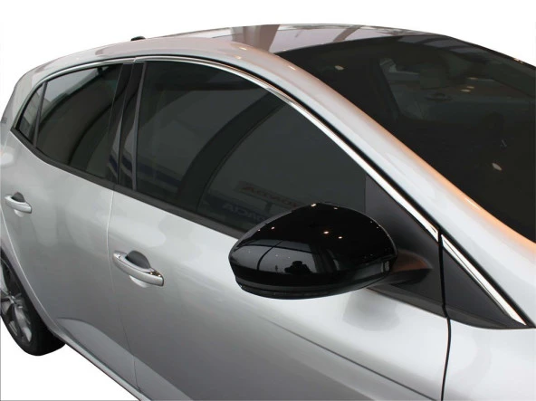 Renault Megane 4 için Hatchback Cam Üst Çıtası 6 Parça Krom 2017 Ve Sonrası ürün görseli 1