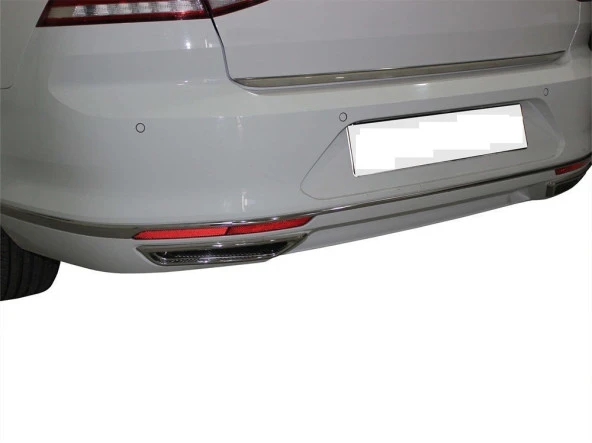 Volkswagen Passat 45420 için Arka Tampon Alt Çıtası 3 Parça Krom 2019 Ve Sonrası ürün görseli 1
