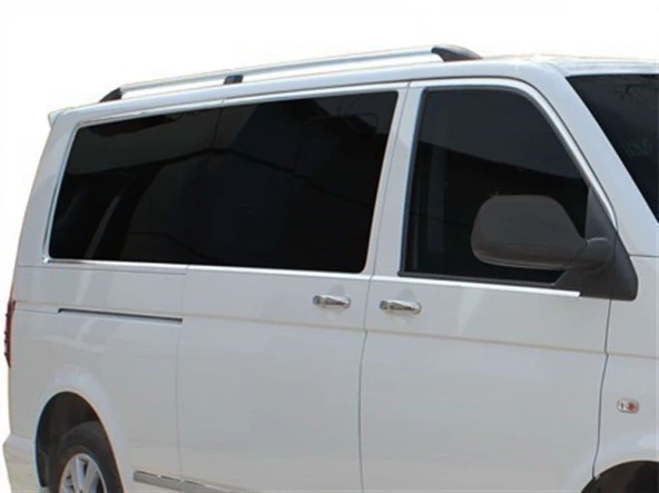 Volkswagen Caravelle T6 için Cam Çerçevesi 14 Parça Krom (U.Ş) Çift Sürgü 2015 Ve Sonrası ürün görseli 1