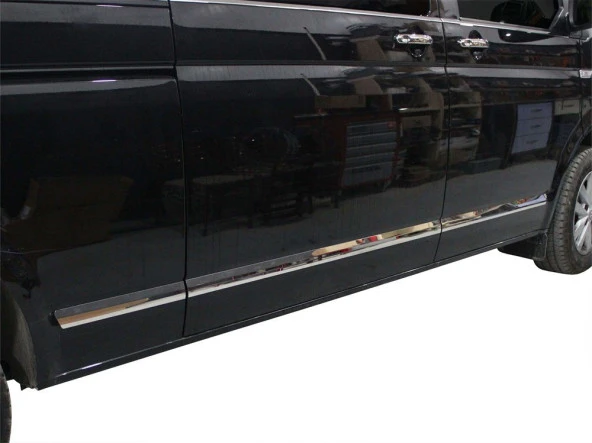 Volkswagen Transporter T6.1 için Yan Kapı Çıtası 7 Parça. Krom 2020 Ve Sonrası ürün görseli 1