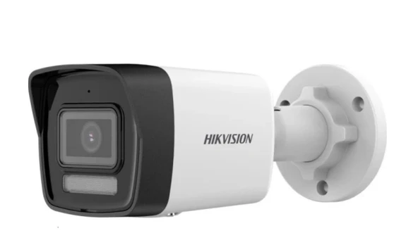 Hikvision DS-2CD1043G2-LIUF 4mp 2.8mm Lens Dahili Mikrofon Akıllı Hybrid Işık IR Bullet IP Kamera ürün görseli 1