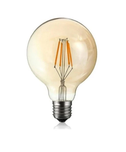 6W Rustik Ampul 2700K (Sarı Işık) G95 ürün görseli 1